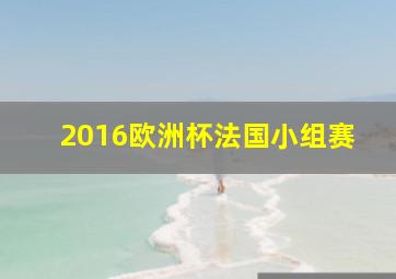 2016欧洲杯法国小组赛