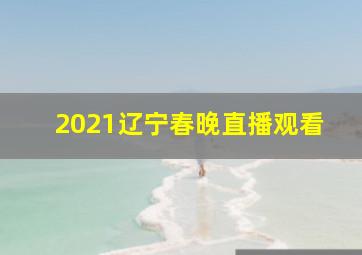 2021辽宁春晚直播观看