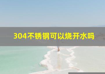 304不锈钢可以烧开水吗