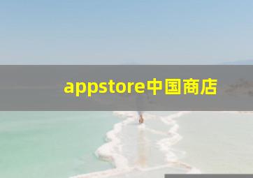 appstore中国商店