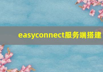 easyconnect服务端搭建