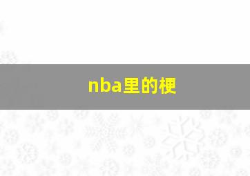 nba里的梗