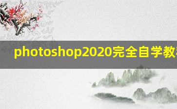 photoshop2020完全自学教程pdf