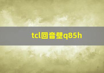 tcl回音壁q85h