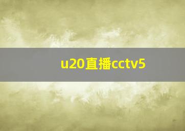 u20直播cctv5