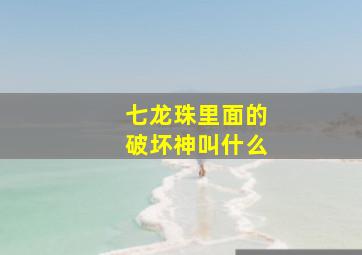 七龙珠里面的破坏神叫什么