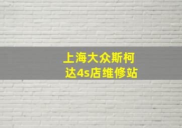 上海大众斯柯达4s店维修站