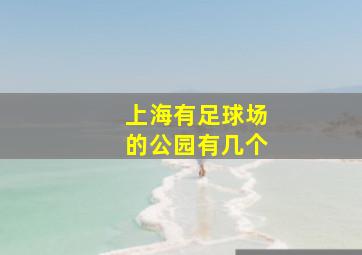 上海有足球场的公园有几个