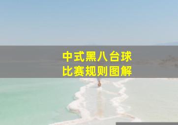 中式黑八台球比赛规则图解