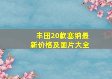 丰田20款塞纳最新价格及图片大全