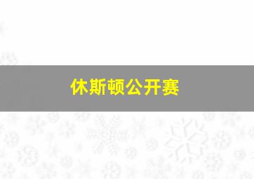 休斯顿公开赛