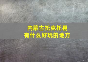 内蒙古托克托县有什么好玩的地方