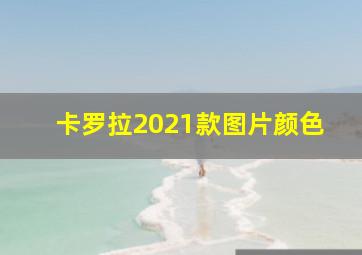 卡罗拉2021款图片颜色