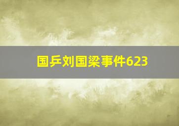 国乒刘国梁事件623