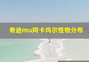 奇迹mu阿卡玛尔怪物分布