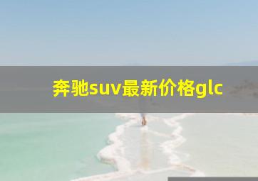 奔驰suv最新价格glc