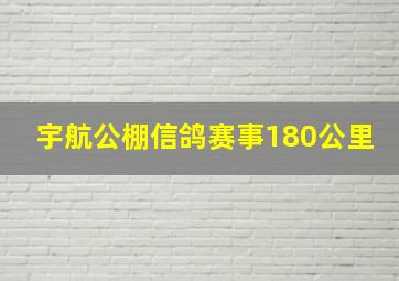 宇航公棚信鸽赛事180公里