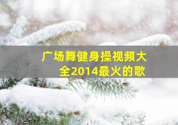 广场舞健身操视频大全2014最火的歌