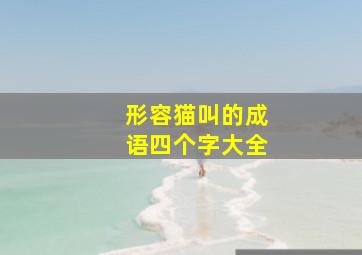 形容猫叫的成语四个字大全