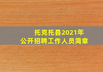 托克托县2021年公开招聘工作人员简章