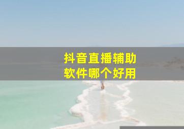 抖音直播辅助软件哪个好用