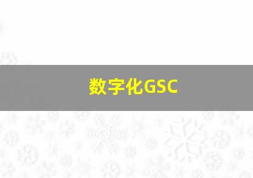 数字化GSC