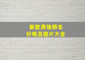 新款奔驰轿车价格及图片大全