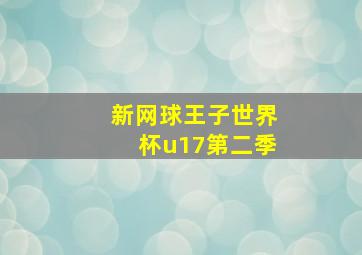 新网球王子世界杯u17第二季