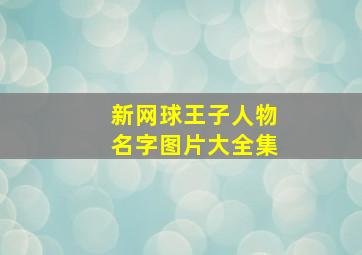 新网球王子人物名字图片大全集