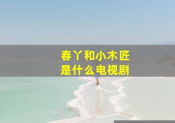 春丫和小木匠是什么电视剧