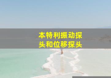 本特利振动探头和位移探头