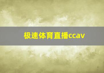 极速体育直播ccav