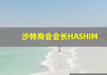 沙特商会会长HASHIM