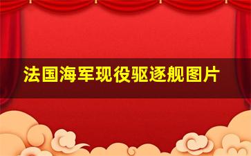 法国海军现役驱逐舰图片