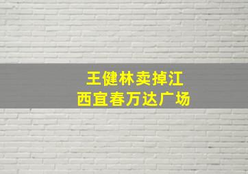 王健林卖掉江西宜春万达广场