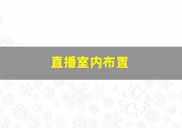 直播室内布置