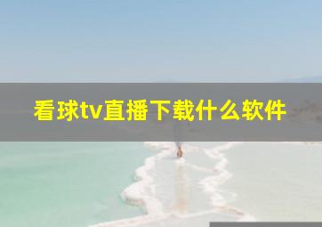 看球tv直播下载什么软件