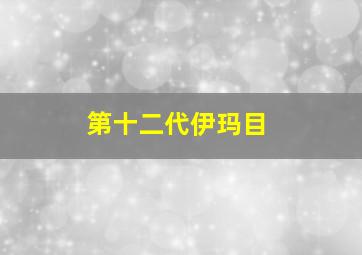 第十二代伊玛目