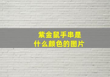 紫金鼠手串是什么颜色的图片