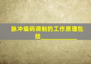 脉冲编码调制的工作原理包括____________