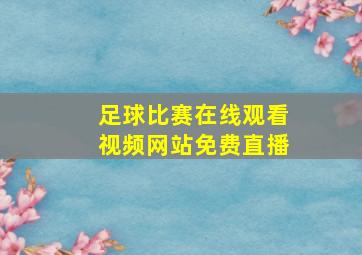 足球比赛在线观看视频网站免费直播