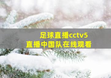 足球直播cctv5直播中国队在线观看