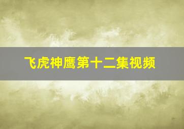 飞虎神鹰第十二集视频