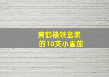 黄鹤楼铁盒装的10支小雪茄